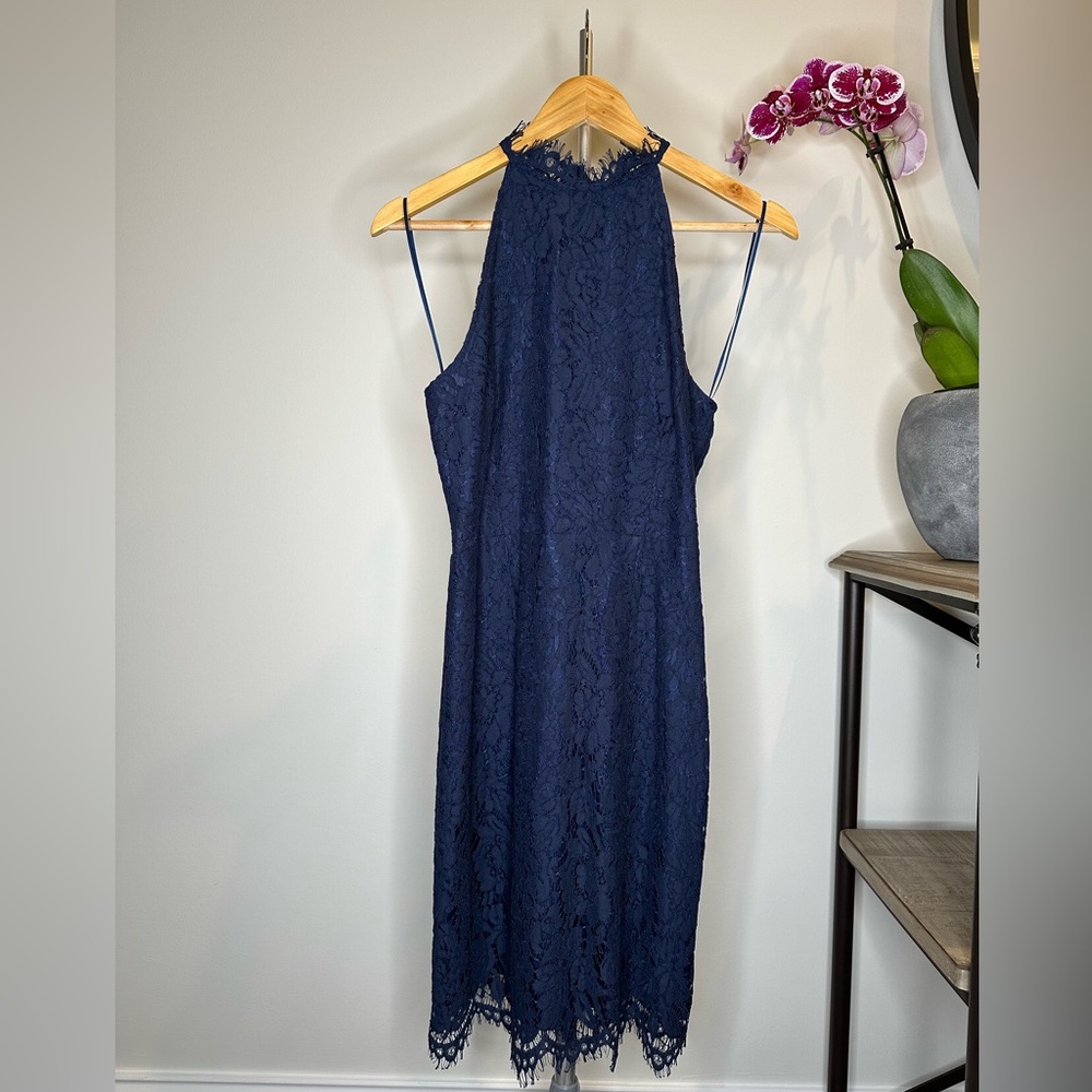 Nordstrom Navy Blue Lace Dress - NWT - size 4